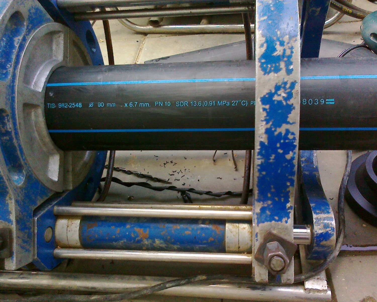 ประกับ เครื่องเชื่อมท่อ HDPE